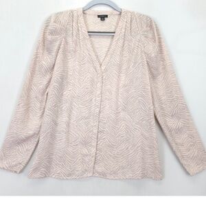 Ann Taylor Light Patterned Blouse